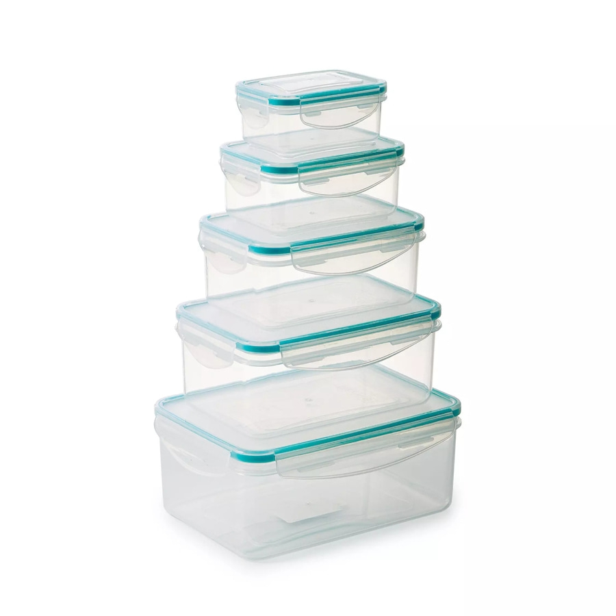 Betty Bossi Aufbewahrungsdosen 5er-Set Meal-Prep Microwelle Vorratsdosen Lunch