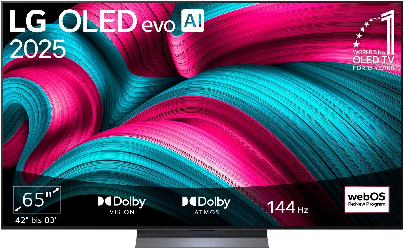LG OLED evo AI 2025 65 Zoll Fernseher mit Dolby Vision und Atmos