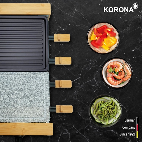 KORONA Raclette Grill für 8 Personen 45090 stufenlose Temperaturregelung NEU