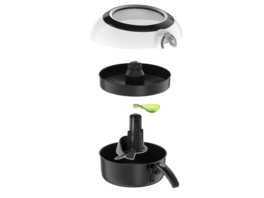 TEFAL 2in1 Heißluftfritteuse YV970015 Air Fryer Fritteuse mit Heißluft 1500 Watt