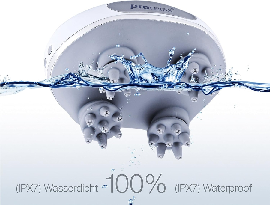 PRORELAX Massagegerät PRESTIGE BeautyCare Skin Wasserfest mit Akku weiß/grau NEU