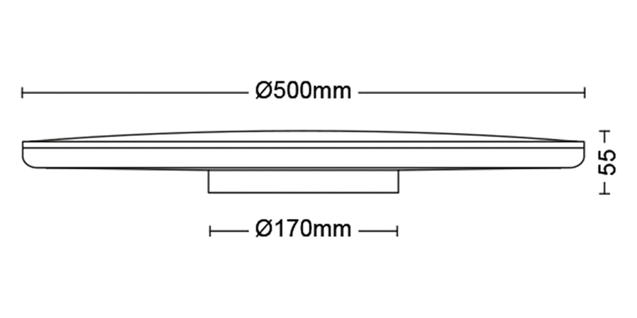 PHILIPS LED Deckenleuchte Ozziet CL570 36W Deckenlampe 3900lm 2700K weiß NEU
