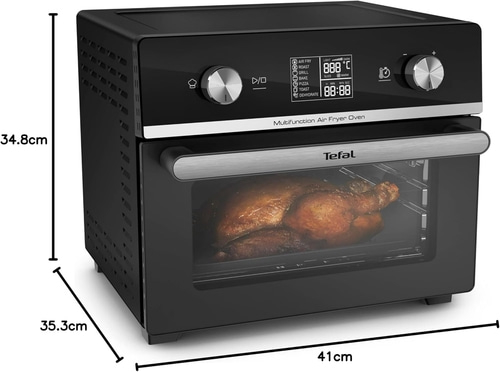 TEFAL Multifunktionsofen Heißluftfritteuse Air Fryer Backofen 20 Liter FW605810