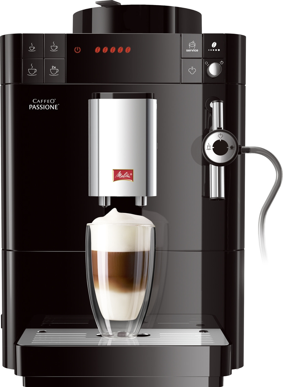 MELITTA Kaffeevollautomat Caffeo Passione F53/0-102 Espressomaschine Schwarz