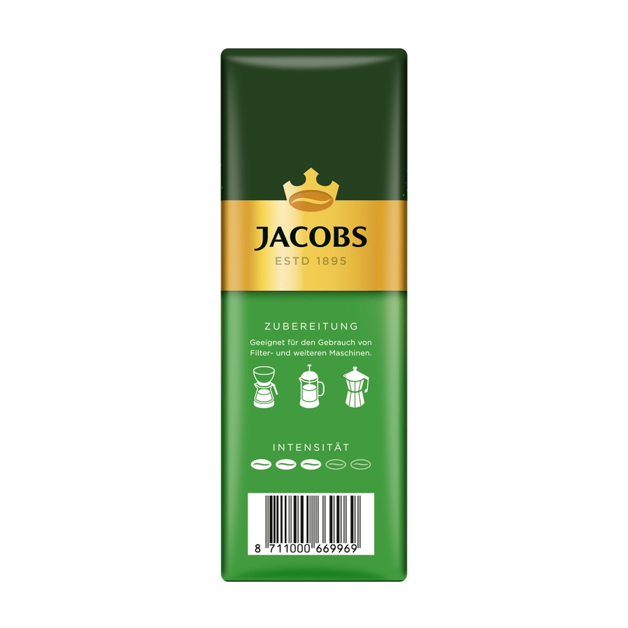 JACOBS Filterkaffee Auslese Klassisch 8x500g Kaffee gemahlen + 1 Becher + 1 Dose