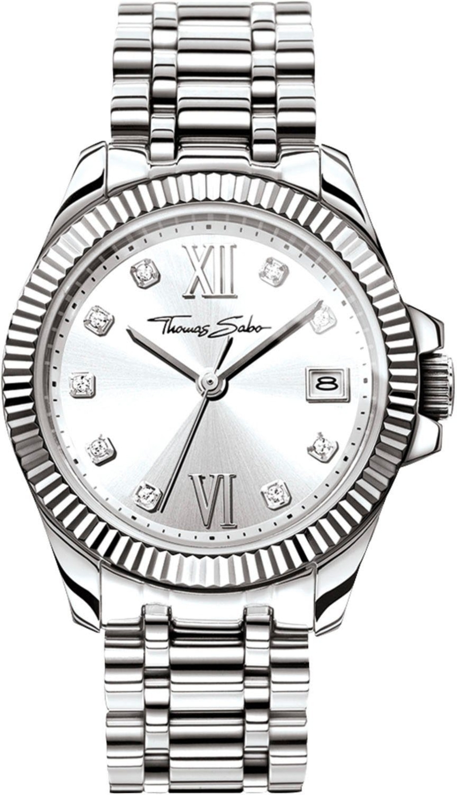 THOMAS SABO Damenarmbanduhr DIVINE WA0252-201-201-33MM Quarz Datum 33mm B-WARE