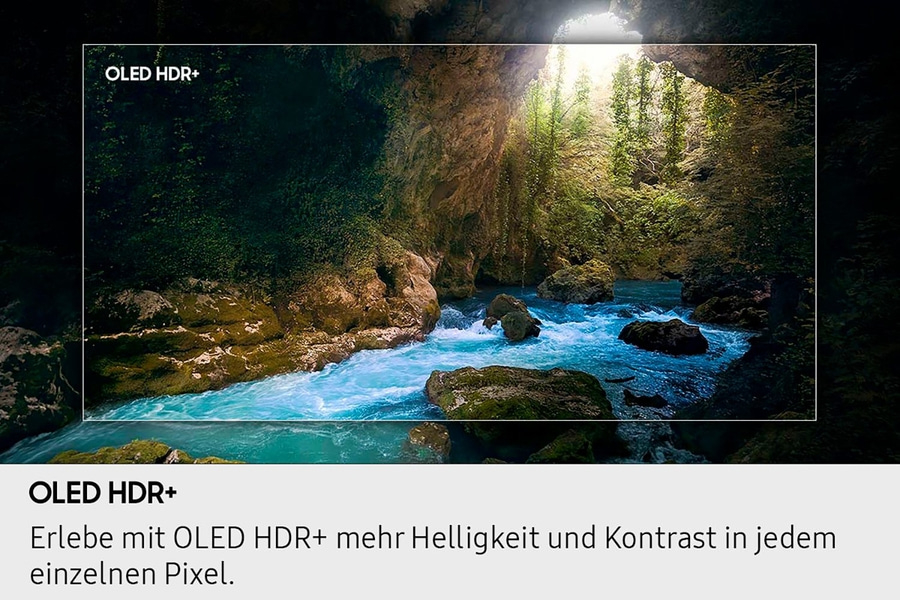 OLED HDR+ erlebe mit OLED HDR+ mehr Helligkeit und Kontrast in jedem einzelnen Pixel.