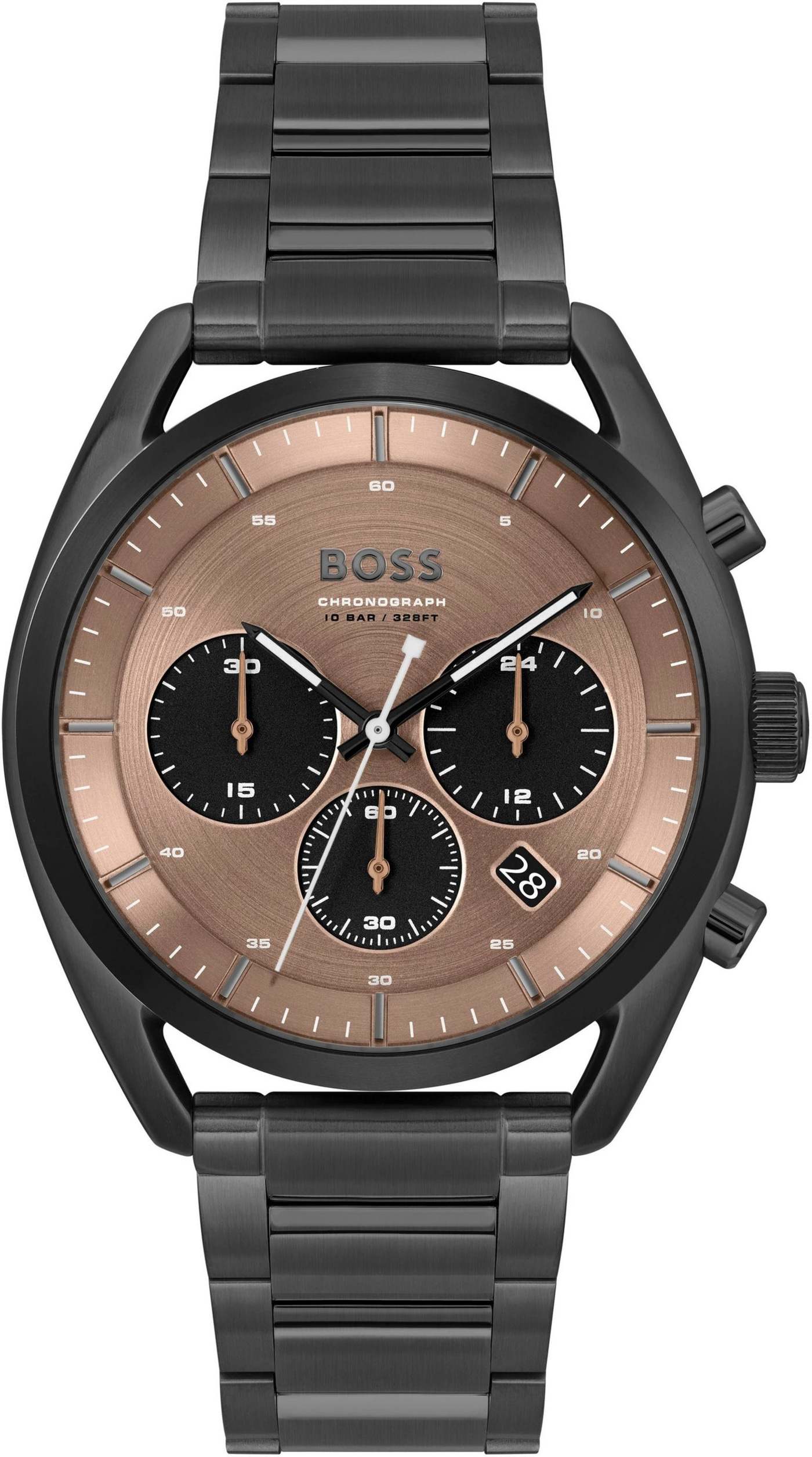 BOSS Herren Armbanduhr Chronograph TOP 1514095 Herrenuhr Edelstahl Uhr B-WARE