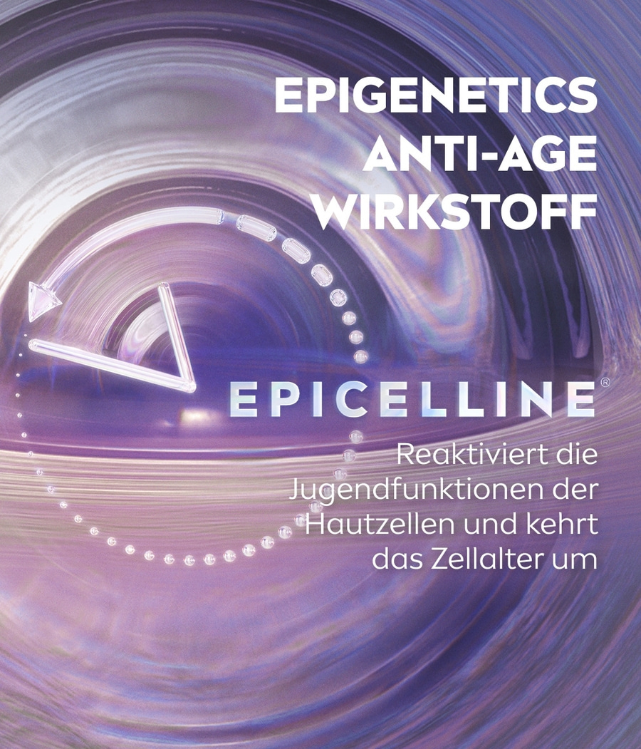 Epigenetik Anti-Age Wirkstoff Epicelline, reaktiviert Hautzellen und kehrt Zellalter um