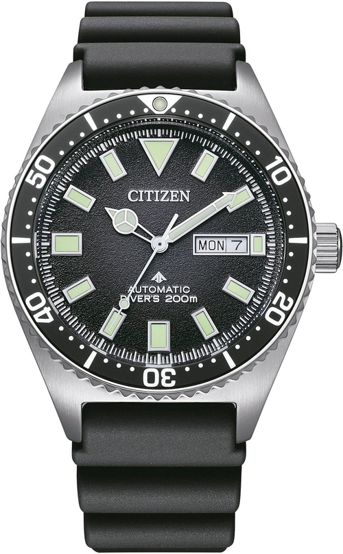CITIZEN Armbanduhr NY0120-01EE Automatik Taucheruhr bis 20ATM Kristallglas 41mm