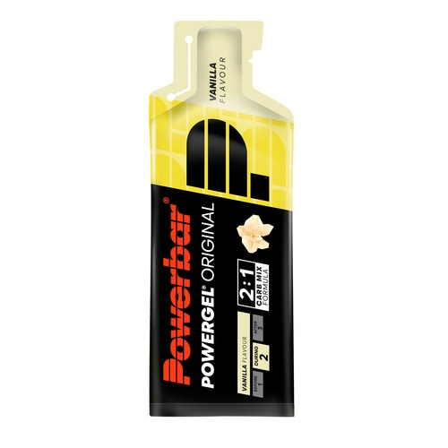 POWERBAR PowerGel Fruit Vanilla Vanille High Carb Energie Gel Natrium 24 x 41 g