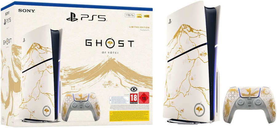 SONY PlayStation 5 Slim Disk Ghost of Yotei Gold Limited Edition 1TB B-WARE