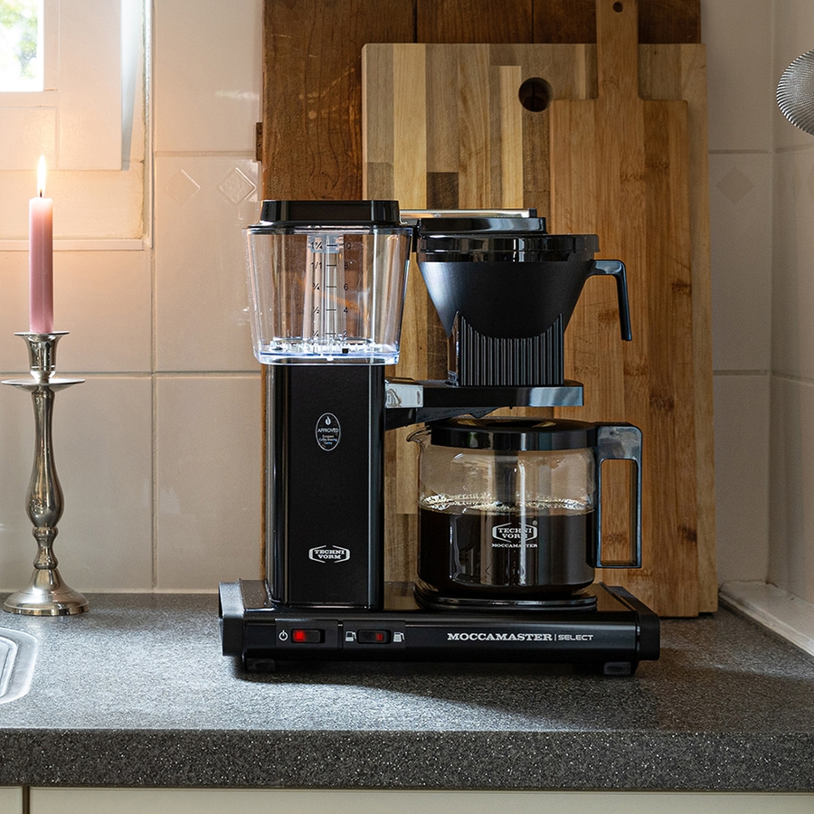 MOCCAMASTER Filterkaffeemaschine KBG Select Black 1,25l schwarz NEU