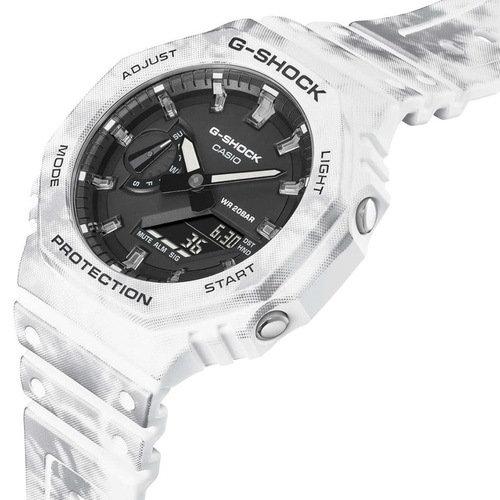 CASIO G-SHOCK Armbanduhr GAE-2100GC-7AER Quarz Herrenuhr Weltzeit 45mm B-WARE