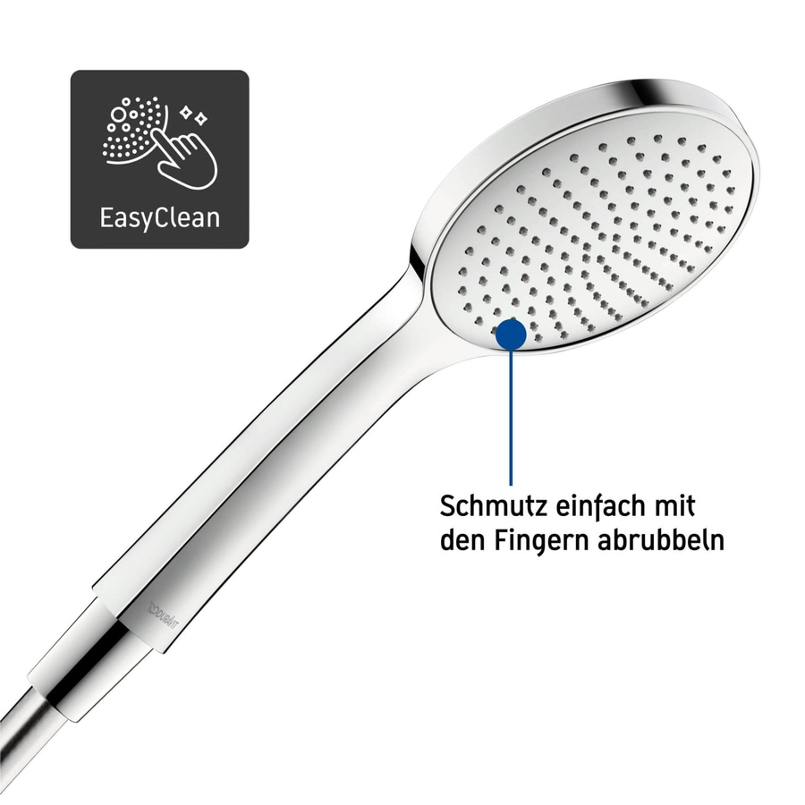 DURAVIT Handbrause 1jet 110 Duschbrause Duschkopf Regendusche NEU