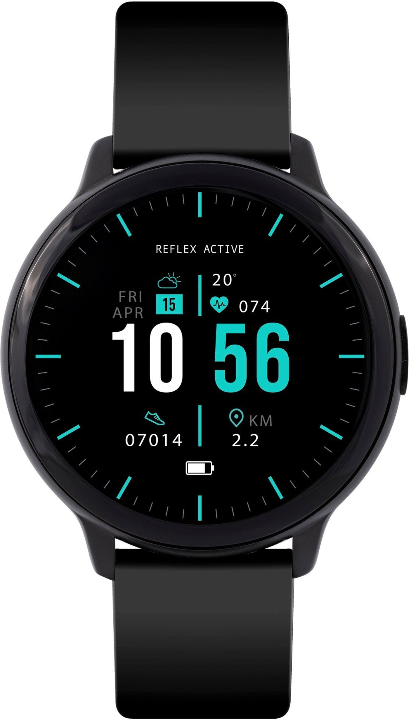 REFLEX ACTIVE Smartwatch RA14-2140 Bluetooh 5.0 Touch-Display 45mm B-Ware
