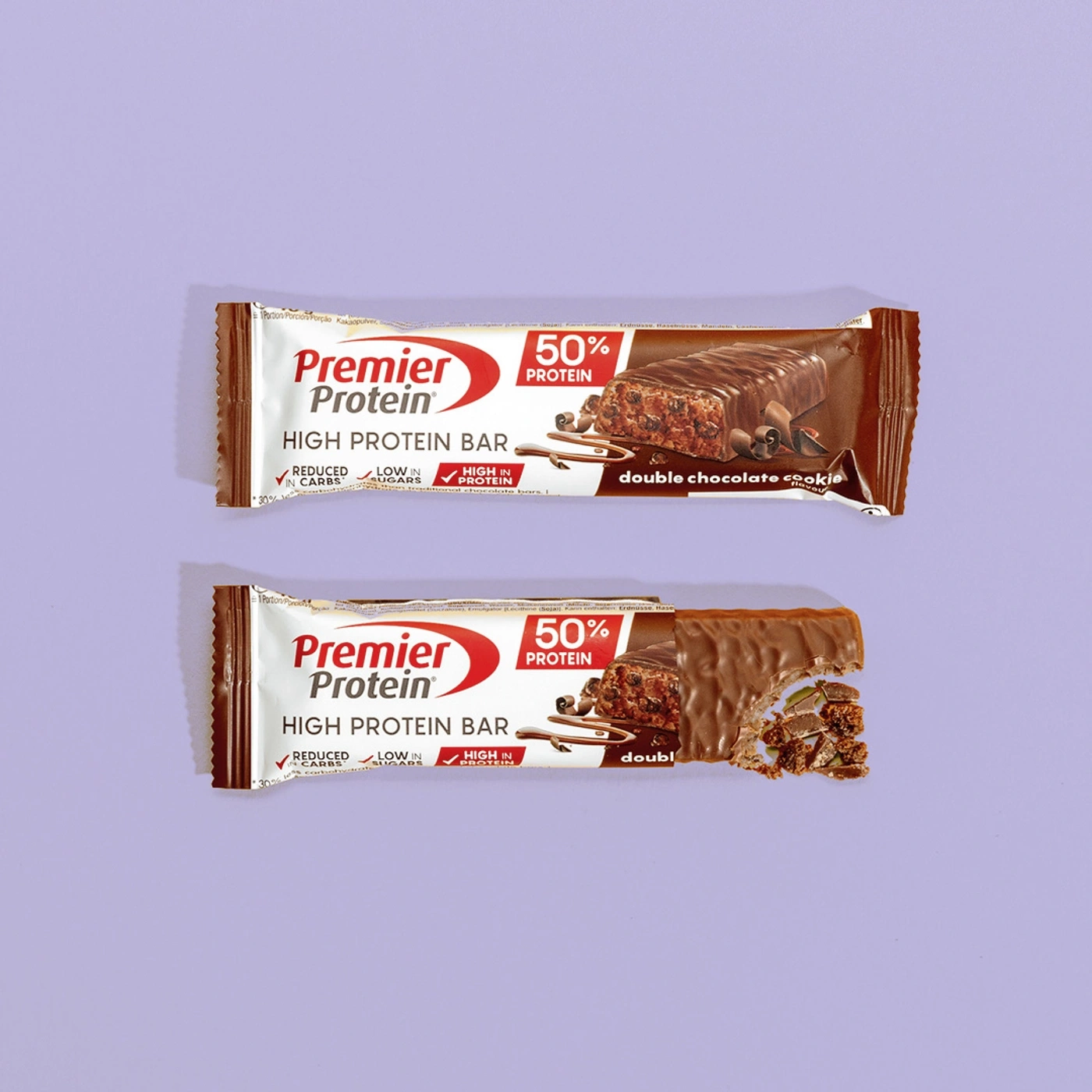 Premier Protein Riegel Double Chocolate Cookie Geschmack