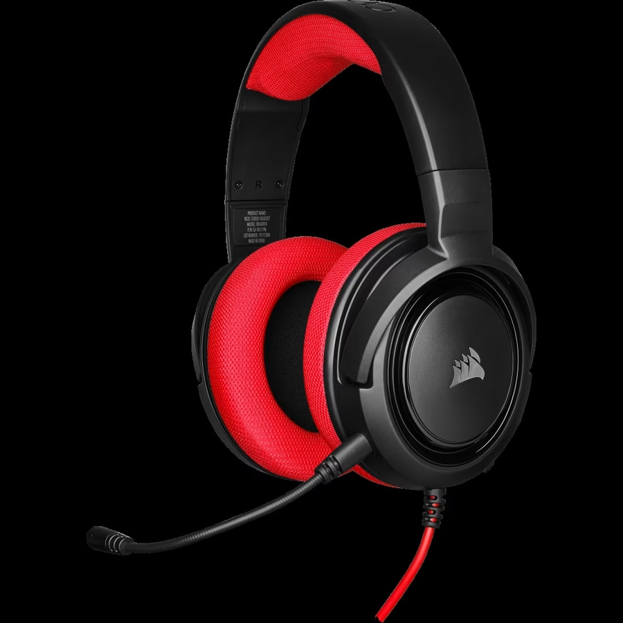 CORSAIR Gaming Headset HS35 Stereo Red ohrumschließend 3,5mm Klinke NEU