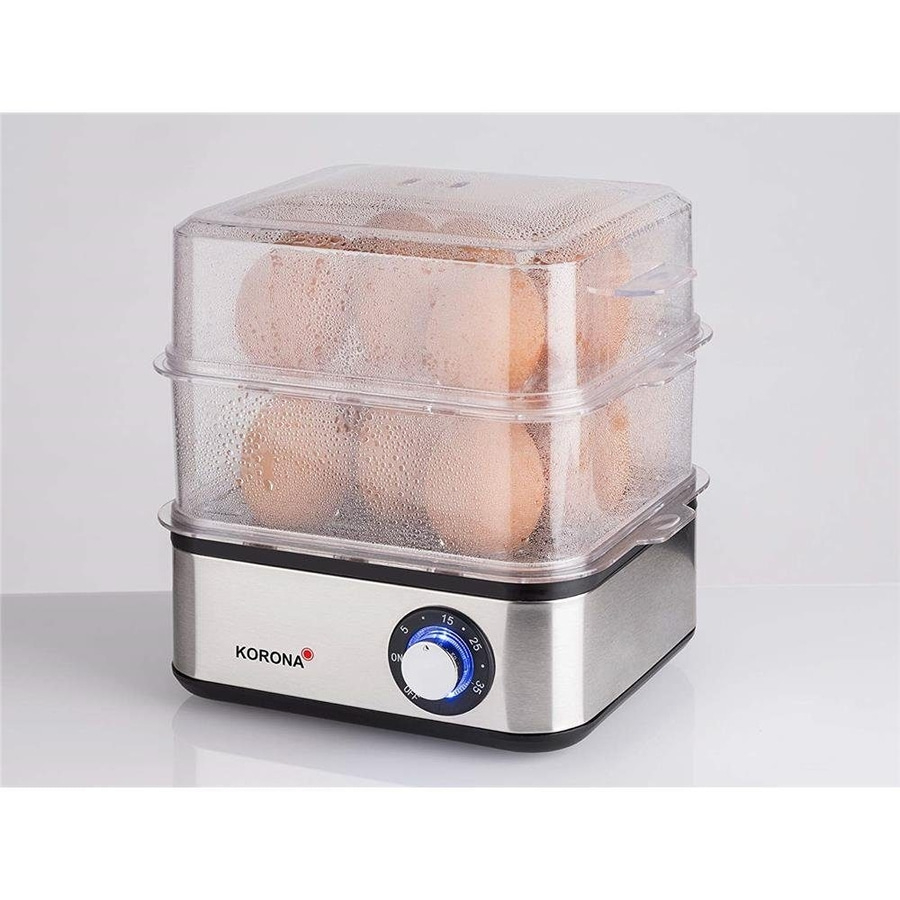 KORONA Mini Dampfgarer und Eierkocher 25303 bis zu 16 Eier 500 Watt NEU