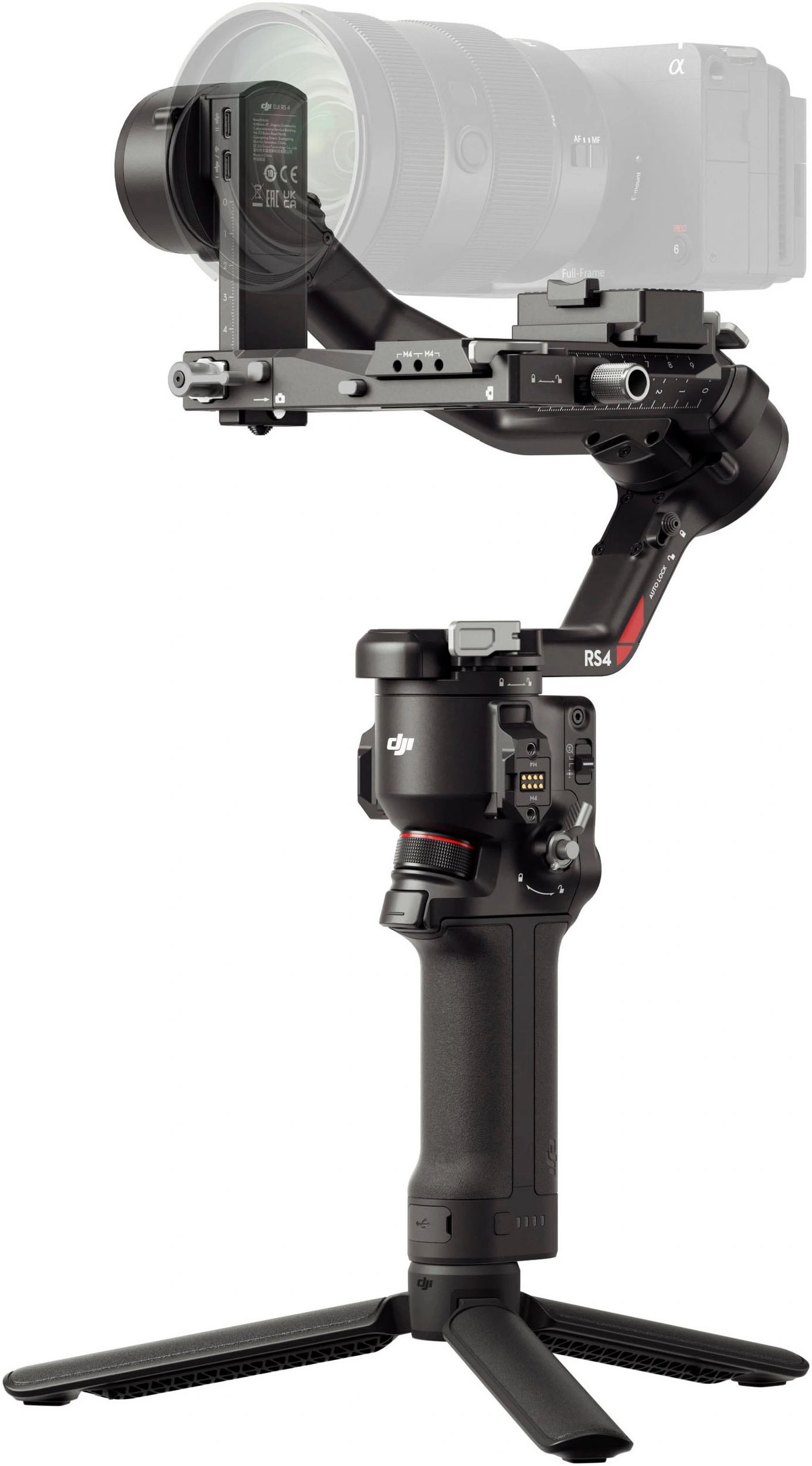 DJI RS 4 Standard Kamera Gimbal 3-Achsen 3kg OLED Touchscreen Schwarz B-WARE