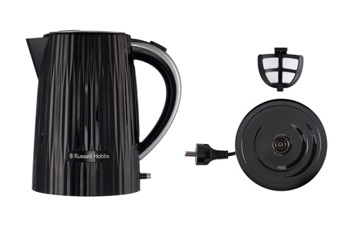 RUSSELL HOBBS Wasserkocher Eden 27361-70 Schwarz 1,7L Wasserstandsanzeige 2400 W