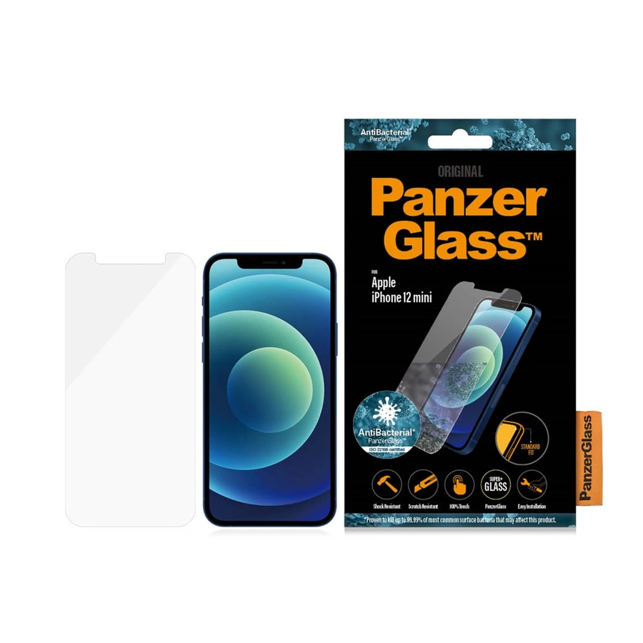 PanzerGlass™ Screen Protector Apple iPhone 12 Mini Standard fit Das Original