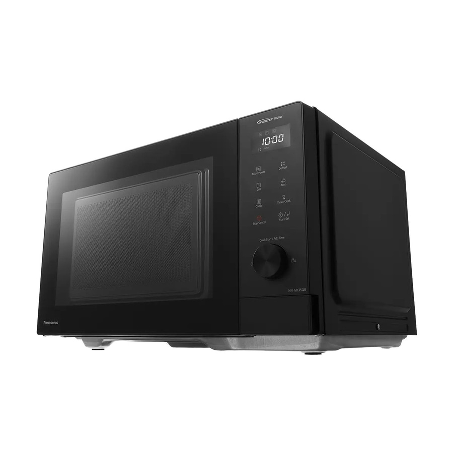 PANASONIC Mikrowelle 1000 Watt 29 Liter NN-GD35QBEPG 288 mm Drehteller schwarz