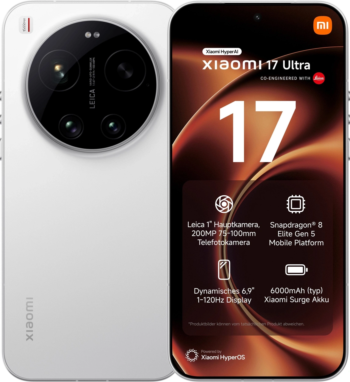 Xiaomi 17 Ultra Smartphone mit Leica Kamera und Snapdragon Prozessor