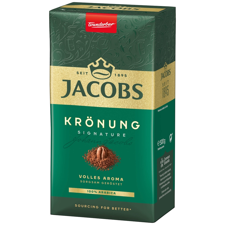 JACOBS Filterkaffee Krönung Röstkaffee gemahlen 100% Arabica klassich 6 x 500 g