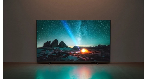 PHILIPS Fernseher 55 Zoll 139 cm 4K Ultra HD LED Smart TV 55PUS7609/12 Titan OS