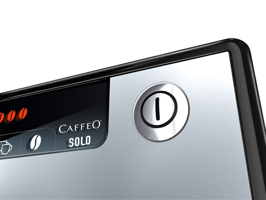 MELITTA Kaffeevollautomat Solo E950-203 Espressomaschine kompakt schwarz-silber