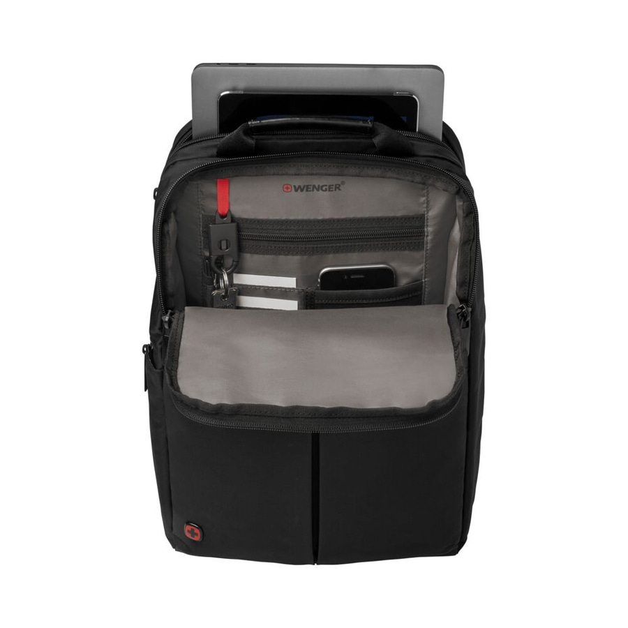 WENGER Laptop-Rucksack Reload 14" Laptop gepolstert Tablet-Fach 11 L Schwarz