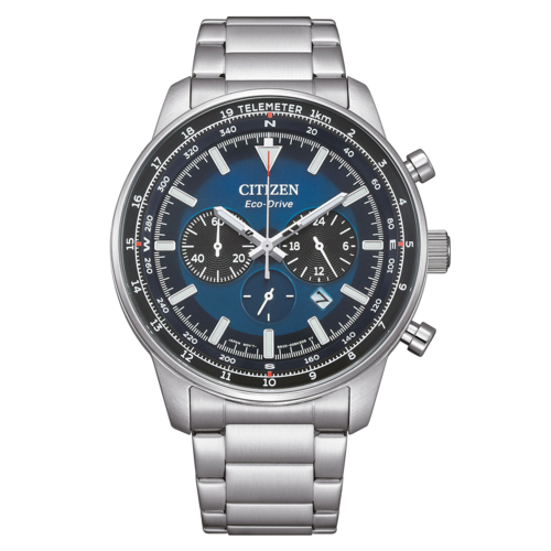 CITIZEN Herren Armbanduhr CA4500-91L Eco-Drive Chronograph 44mm Edelstahl B-Ware