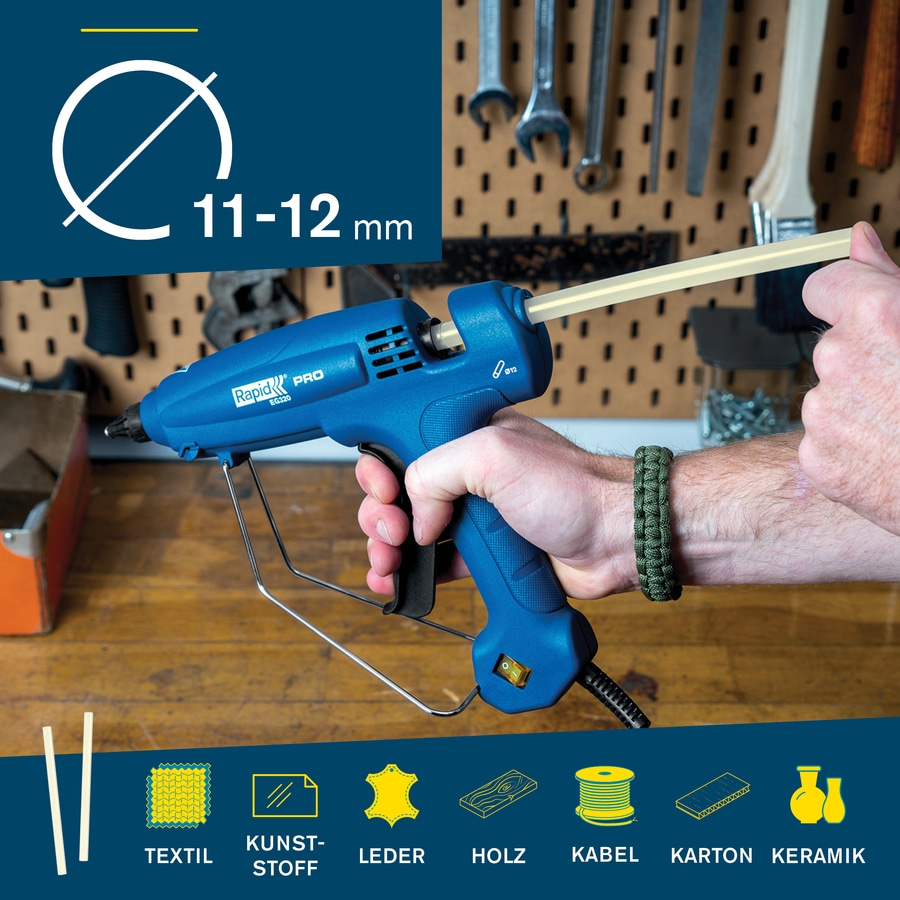 RAPID ECO-T Heißklebesticks 1kg Universal Transparent 12mm x 190mm 40302798