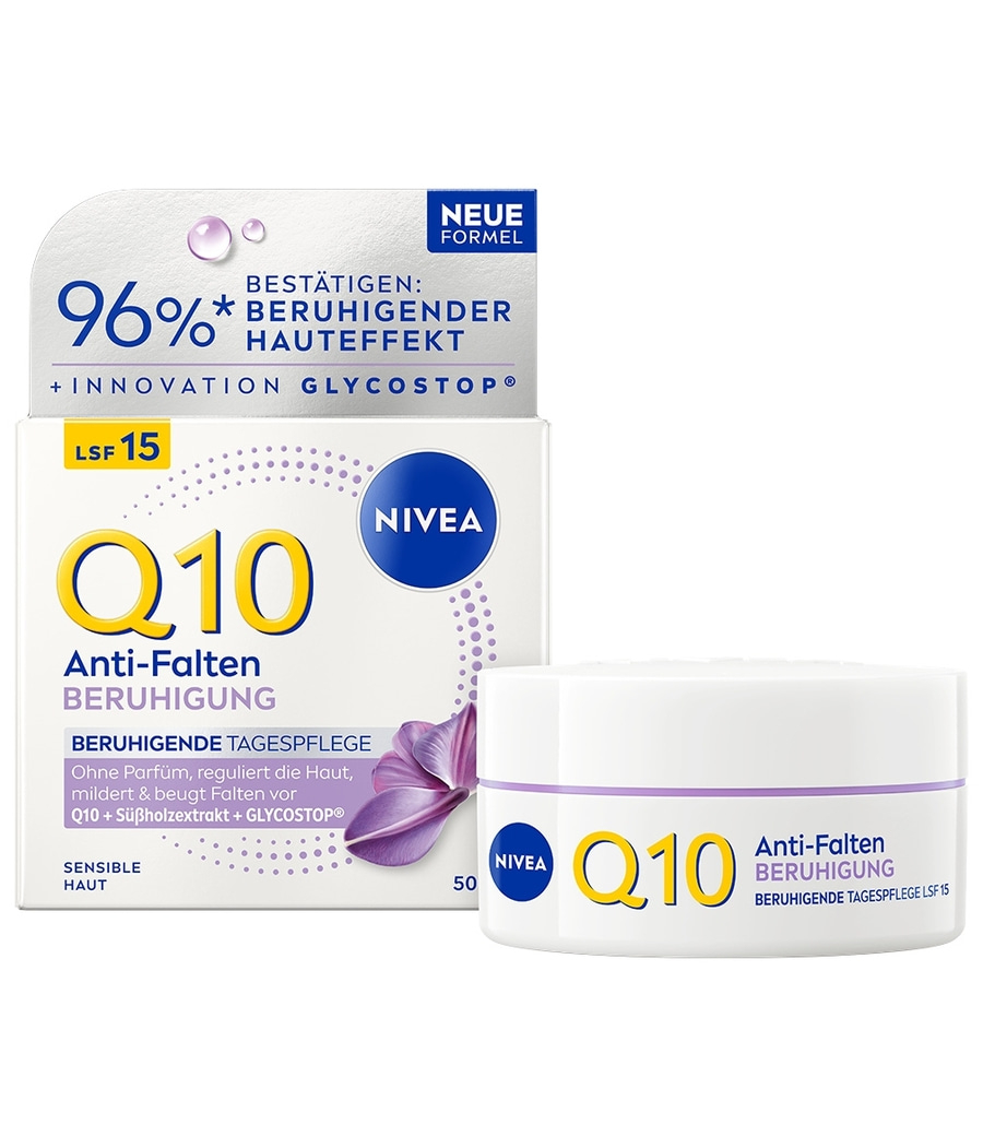 NIVEA Q10 Anti-Falten Power Sensitive Tagespflege LSF 15 50ml
