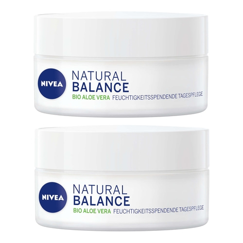 NIVEA Tagespflege Natural Balance feuchtigkeitsspendend 24h Feuchtigkeit 2x 50ml