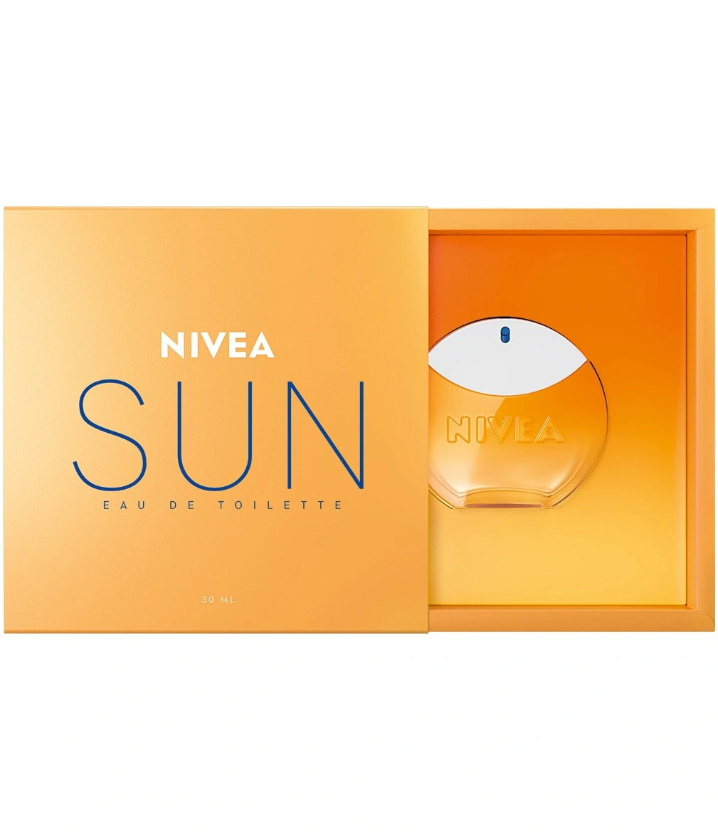 NIVEA SUN Eau de Toilette 30 ML in einer orange-gelben Geschenkbox