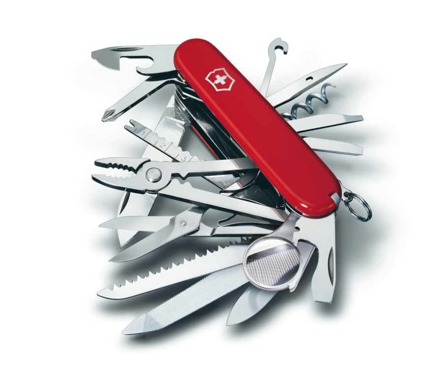 VICTORINOX Swiss Champ Offiziersmesser 1.6795 Taschenmesser 33 Funktionen rot