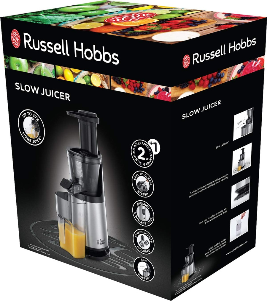 RUSSELL HOBBS Entsafter Slow Juicer 25170-56 Kaltpressverfahren Saftpresse 150W