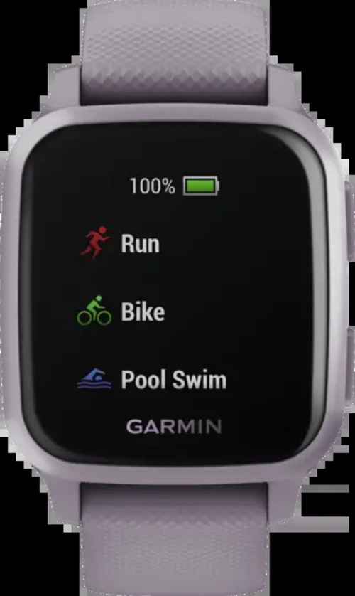 GARMIN Smartwatch VENU SQ 40mm LCD Touchscreen GPS Lavendel NEU