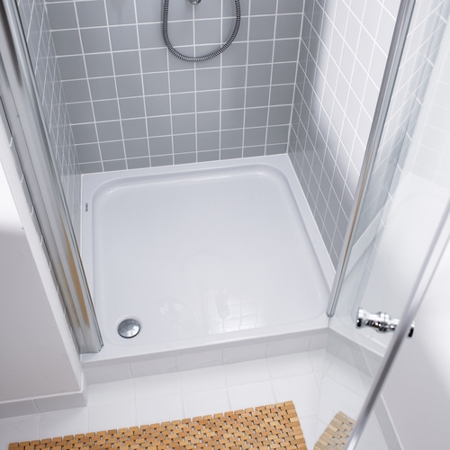 DURAVIT Duschwanne D-Code 800x800mm Weiß Quadrat Ablaufdurchmesser 90mm