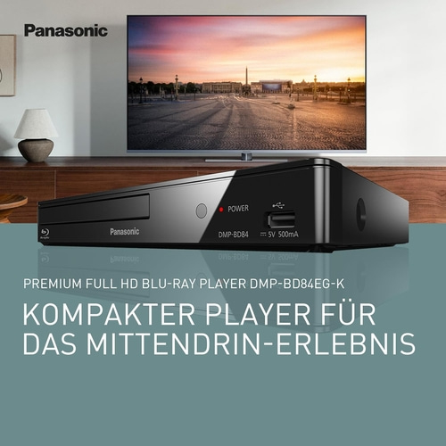PANASONIC Blu-ray DVD Player DMP-BD84EG externe Festplattenwiedergabe Streaming