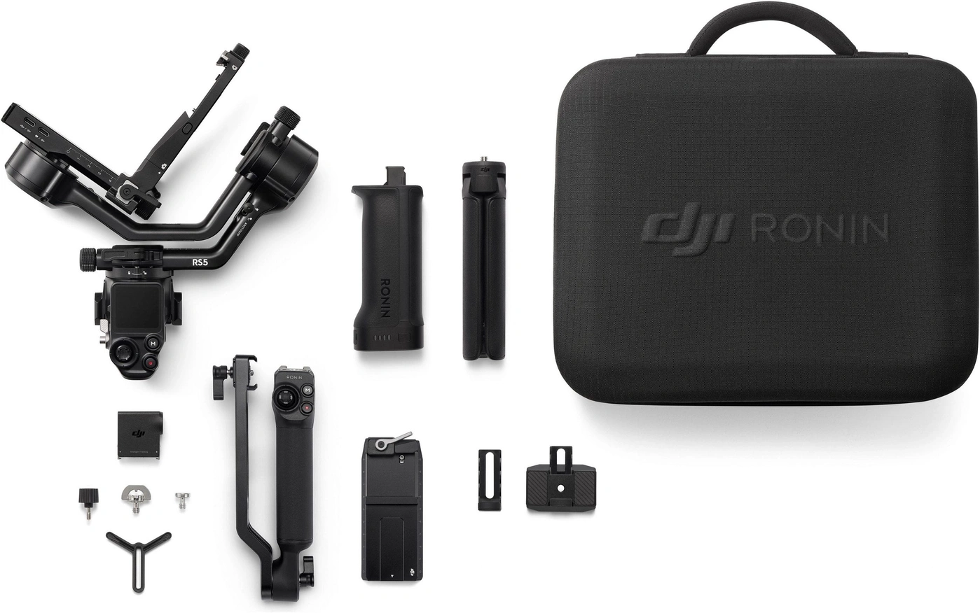 DJI RS 5 Combo 3-Achsen Kamera Gimbal 3kg Tracking Zusatzgriff Set B-WARE
