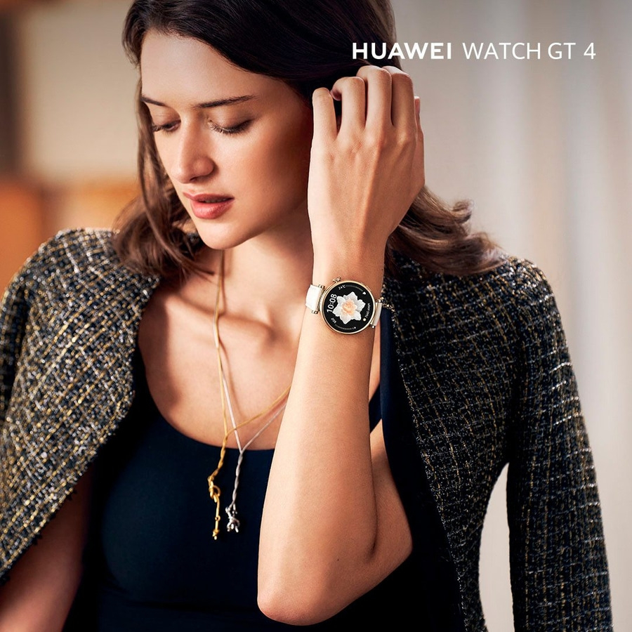 HUAWEI Watch GT4 Smartwatch 41mm weiß AMOLED Display B-WARE