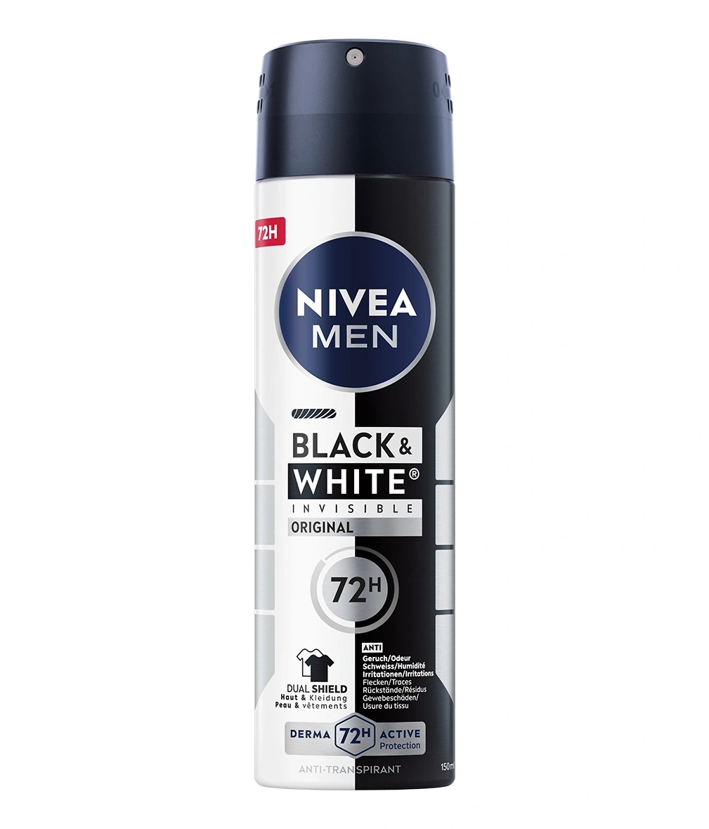 Nivea Men Black & White Deospray mit 72h Schutz vor Geruch und Schweiß
