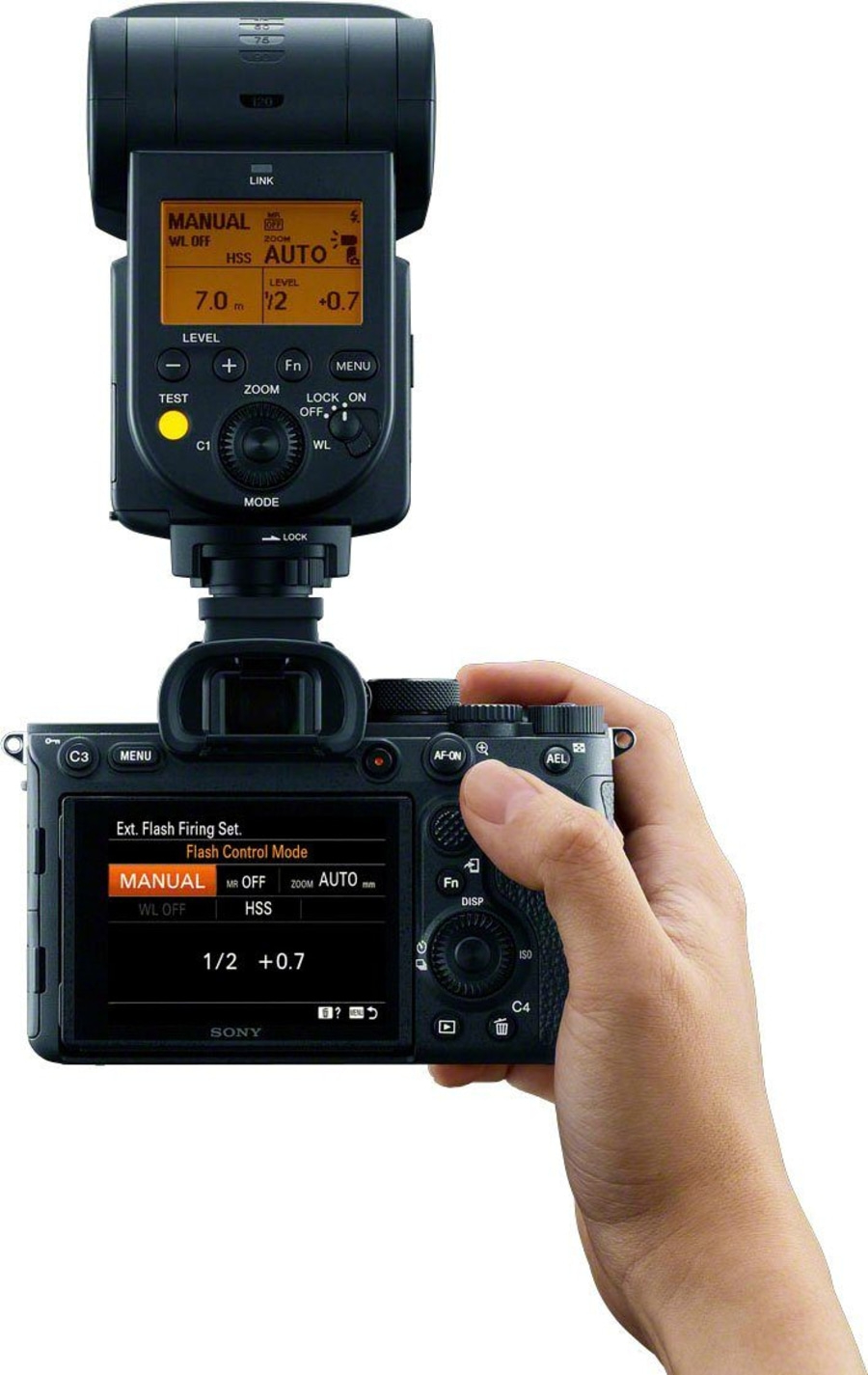 SONY Blitzgerät HVL-F60RM2 externer Blitz B-WARE