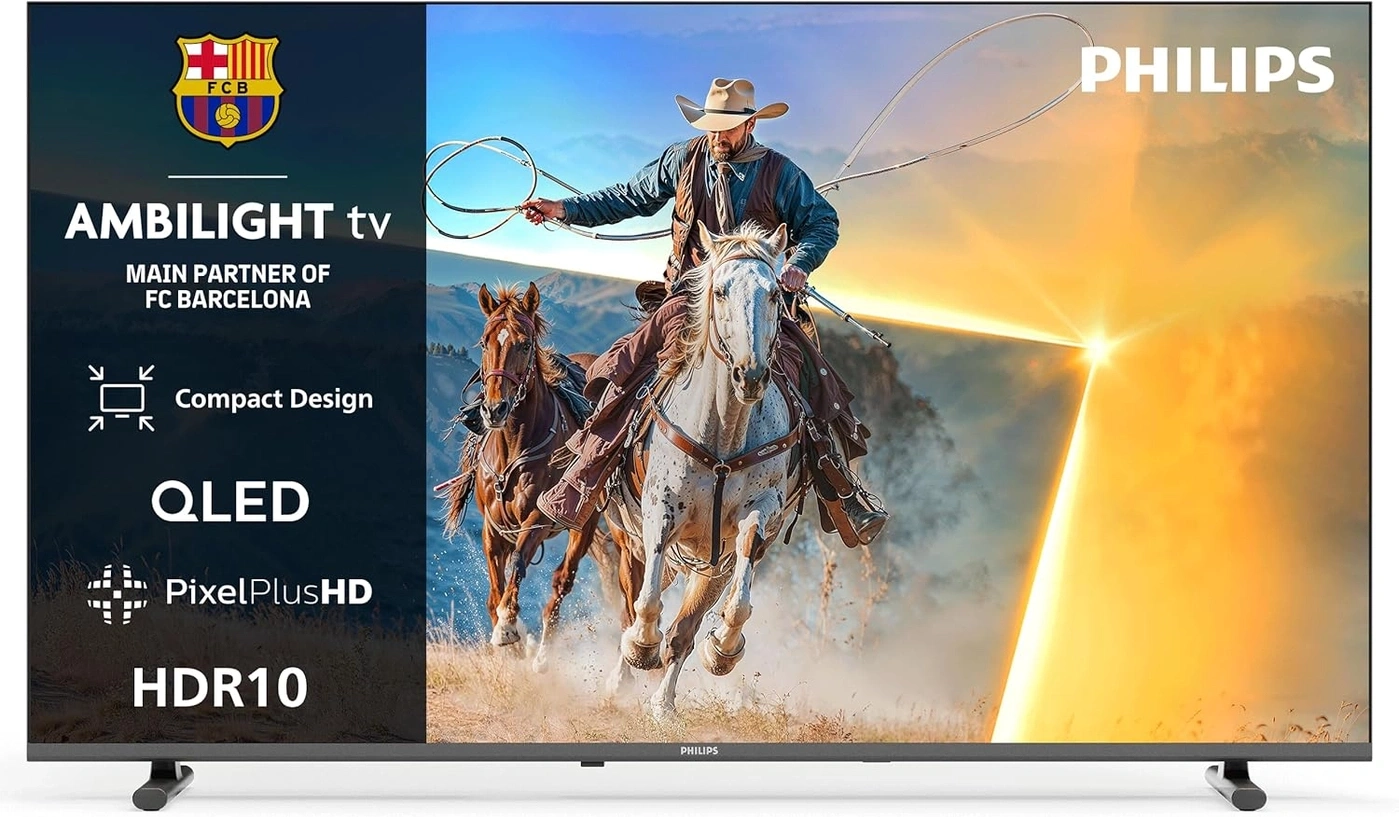 PHILIPS QLED Ambilight Fernseher 40 Zoll 100 cm Full HD Smart TV 40PQS6901/12