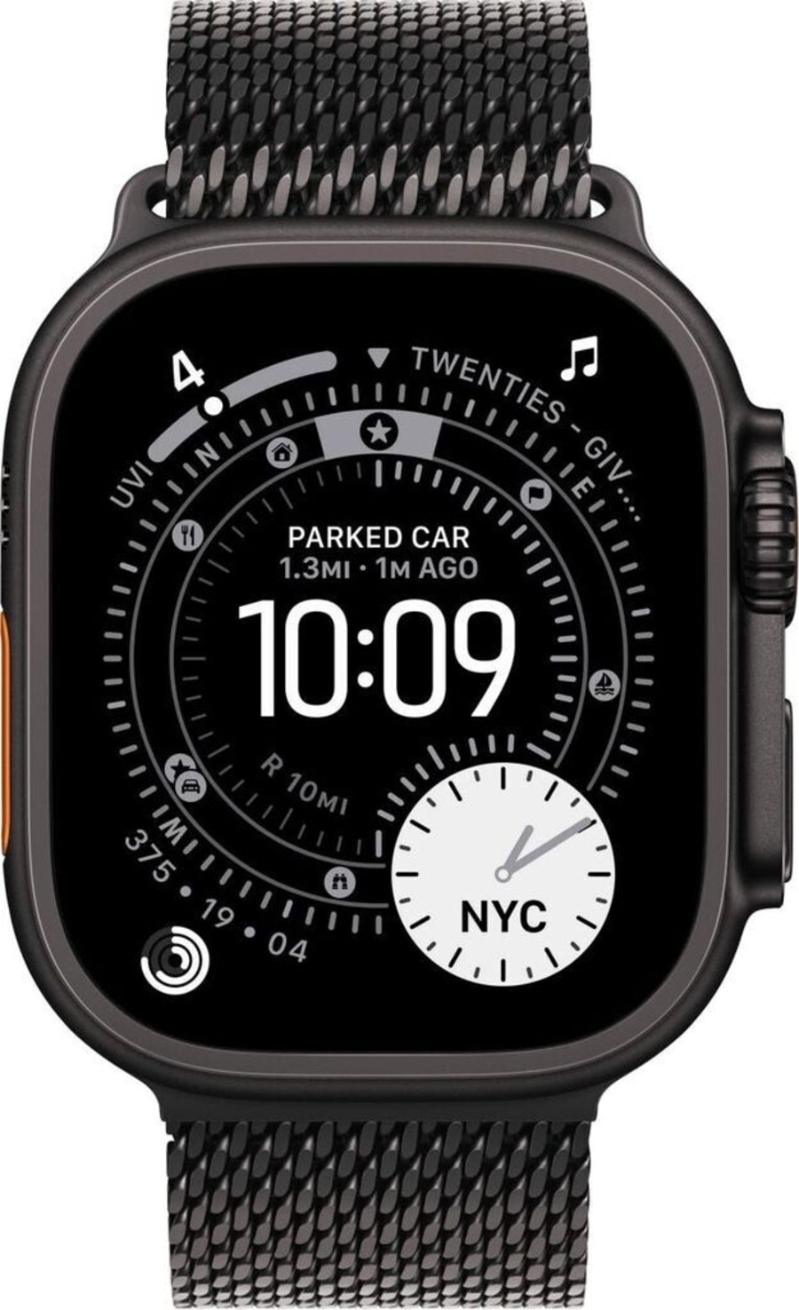 APPLE Watch Ultra 3 GPS + Cell 49mm Titangehäuse Milanaise M MF1Q4QF/A B-Ware