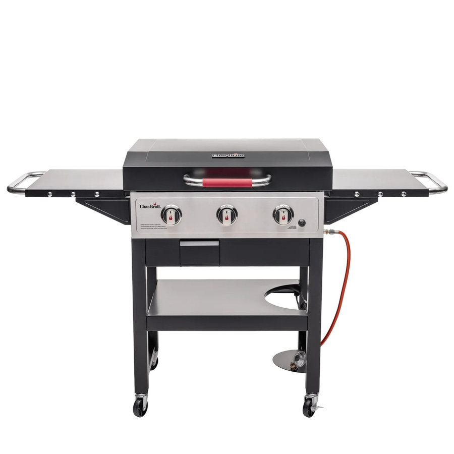 CHAR-BROIL Gasgrill Griddle 3400 schwarz inkl. 3 Brenner & Plancha-Platte NEU