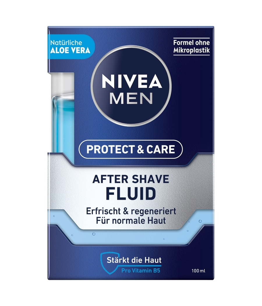 NIVEA MEN After Shave Protect & Care Fluid Aloe Vera sanft erfrischend 2 x 100ml